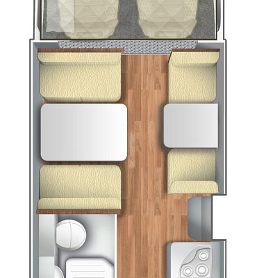 Pianta Camper Horon 77M