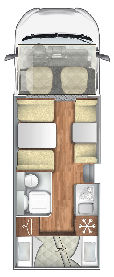 Pianta Camper Horon 77M